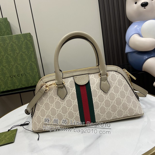 Gucci專櫃古馳最新款Ophidia系列小號手提包肩背腋下包 jh2267型號：795249